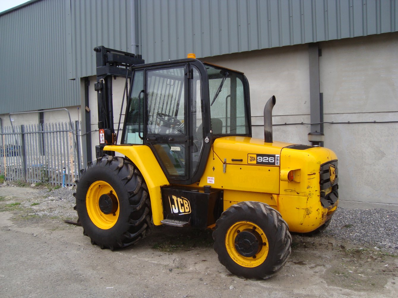 2007 JCB 926-4 Rough Terrain Fork Lift Truck - Image 3