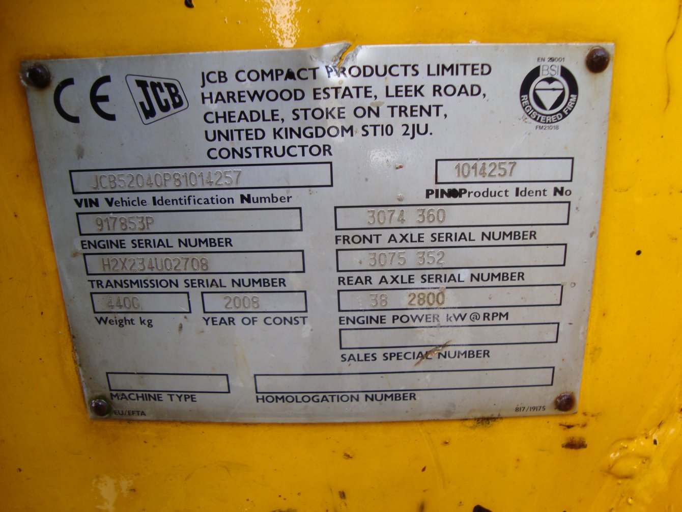 2008 JCB 520-40 - Image 6
